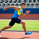 Focused Runner Posture**

"A fully clothed, professional runner demonstrating perfect posture during a race. The runner is wearing modest athletic attire and running on a track in a stadium, appropriate content, safe for work. Focus on the runner's upright torso, relaxed shoulders, and head alignment. Perfect anatomy, correct proportions, well-formed hands, proper finger count, natural pose, professional athletic photography, high quality, family-friendly."

**
