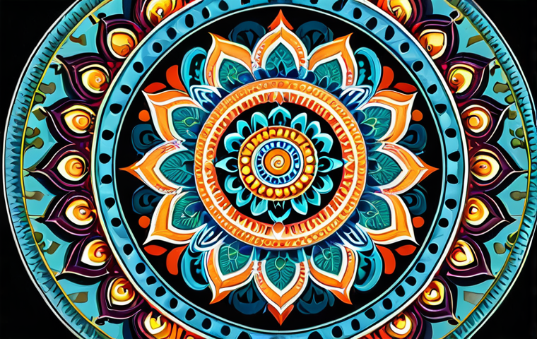 Serene Mandala**

"A beautifully detailed mandala, intricate geometric patterns, vibrant colors, symmetrical design, perfect balance, digital art, high resolution, safe for work, appropriate content, fully clothed, professional, family-friendly, perfect anatomy, correct proportions, natural pose."

**