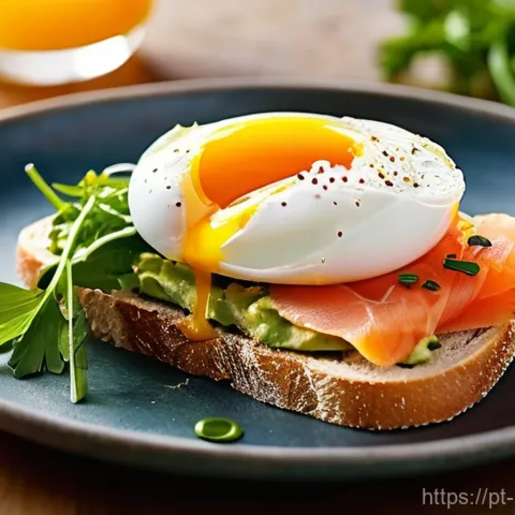 오픈 샌드위치 - **Rustic Alentejano Breakfast Open Sandwich:**
    A hyper-realistic, high-definition photograph of ...