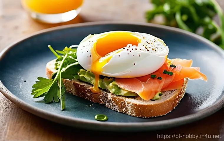 오픈 샌드위치 - **Rustic Alentejano Breakfast Open Sandwich:**
    A hyper-realistic, high-definition photograph of ...
