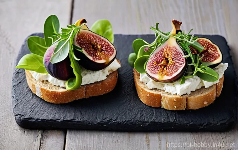 오픈 샌드위치 - **Rustic Alentejano Breakfast Open Sandwich:**
    A hyper-realistic, high-definition photograph of ...